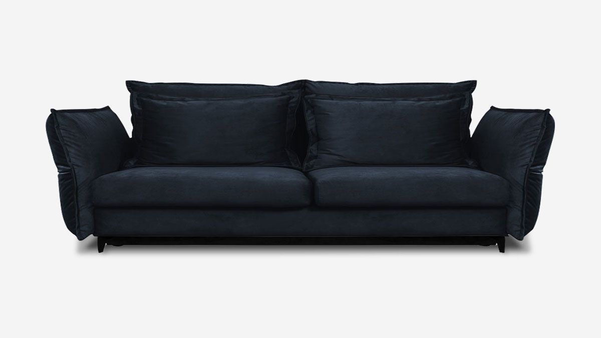 Canapé VERDURO - Velours Premium - Droit - 4 places