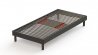 Sommier Prodige avec curseurs réglables - anthracite