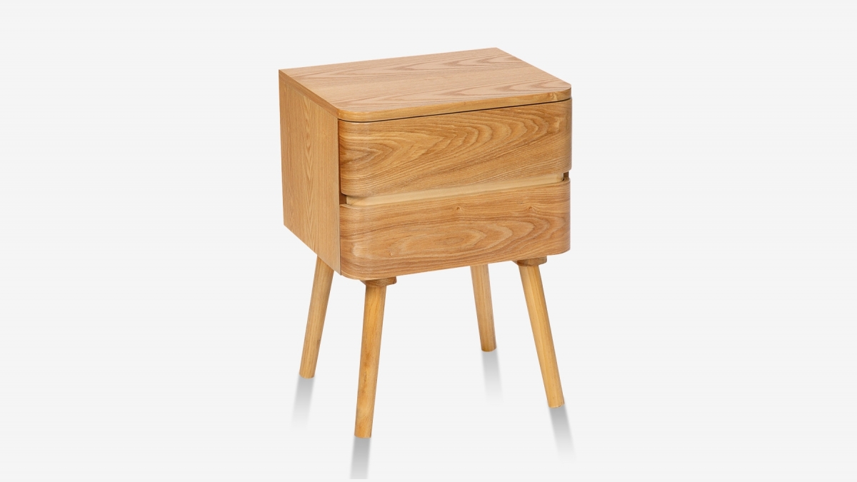 Table de nuit bois OGGI - 40x34x55 cm