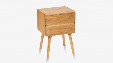 Table de nuit bois OGGI - 40x34x55 cm