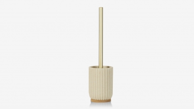 Brosse wc resine beige OCEANO