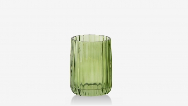 Porte brosse a dent verre vert LIMO