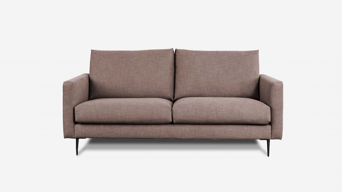 Canapé CARUSO - tissu - Droit - 2 places