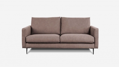 Canapé CARUSO - tissu - Droit - 2 places