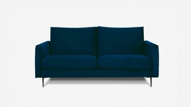 Canapé CARUSO - Velours Premium - Droit - 2 places