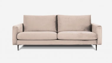 Canapé CARUSO - Velours - Droit - 3 places