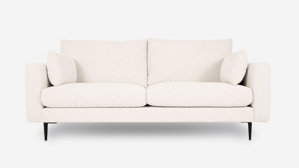 Canapé CARUSO - Laine Bouclée - Droit - 3 places