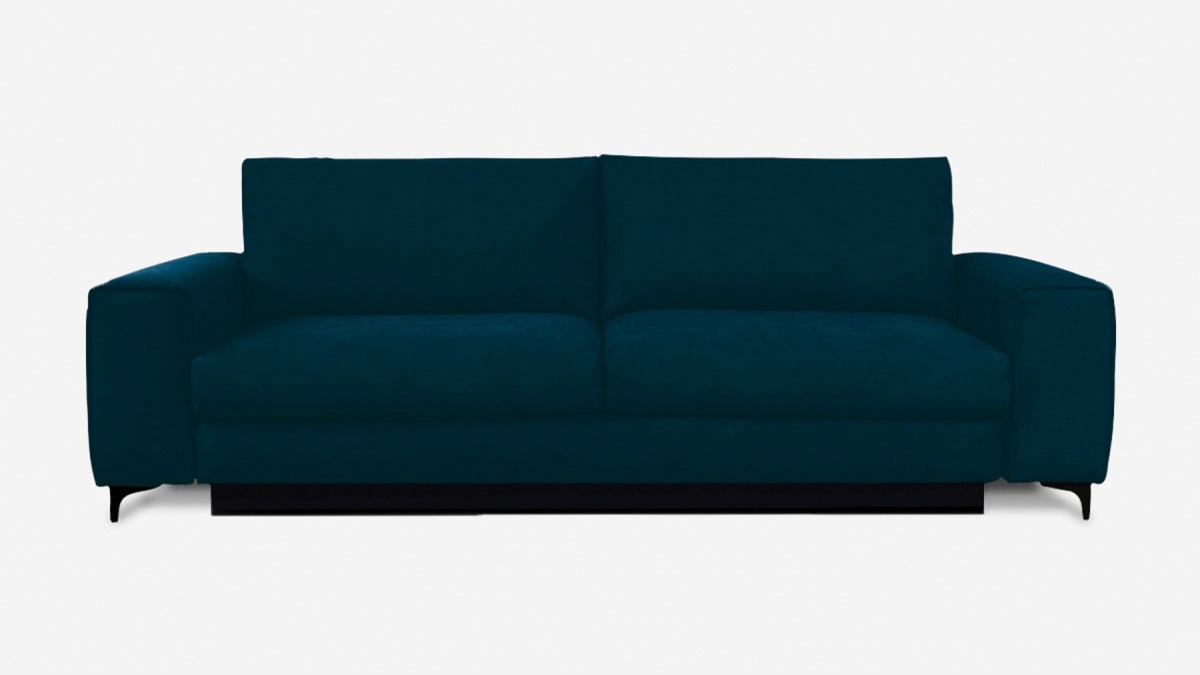 Canapé FIESOLE - Velours Premium - Droit - Convertible - 3 places