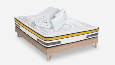 Prêt à dormir Aubertin - Sommier Bois Naturel