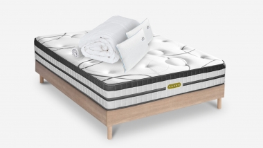 Prêt à dormir Concorde - Sommier Bois Naturel