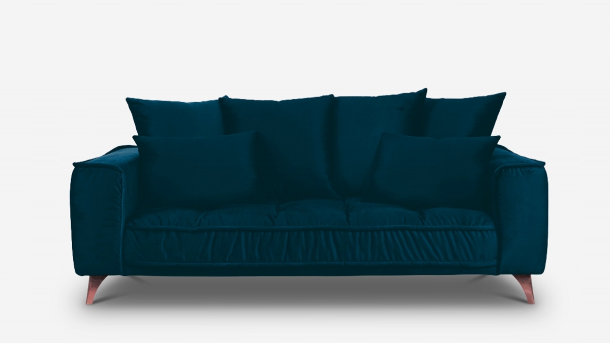 Canapé ALTAMO - Velours Premium - Droit - 2 places